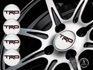Toyota TRD Insignias Bombadas Edición Pegatinas de Alta Calidad